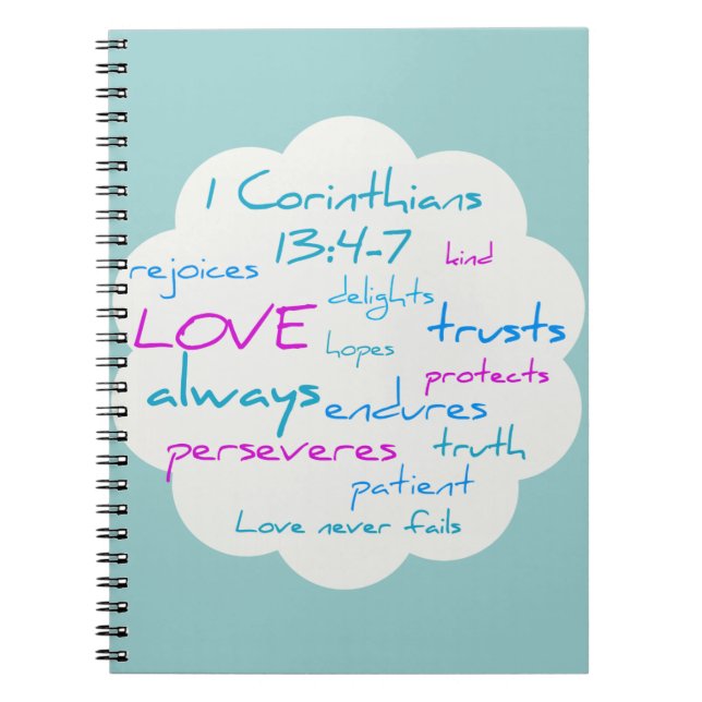 Love is Patient, Love is Kind Notebook (Front)