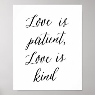 Love is patient, Love is kind - Poster