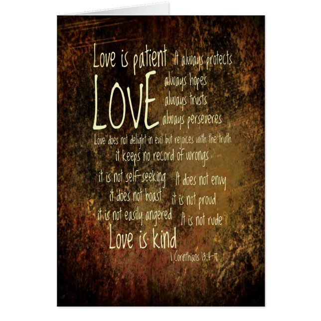 Love Is Patient Mixture (Front)