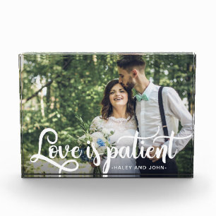 Love is Patient Photo and Name Block
