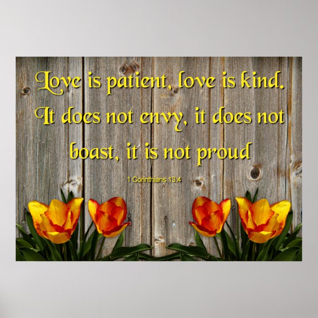 Love is Patient Poster (Front)