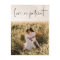 Love Is Patient Postponed Wedding Change Postcard
