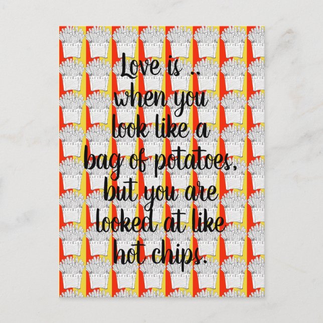 Love is .. Postcard (Front)