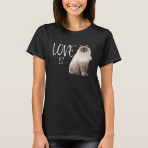 Love Is Ragdoll Cat Cat Owner T-Shirt
