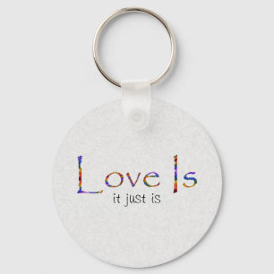 Love Is Rainbow Keychain