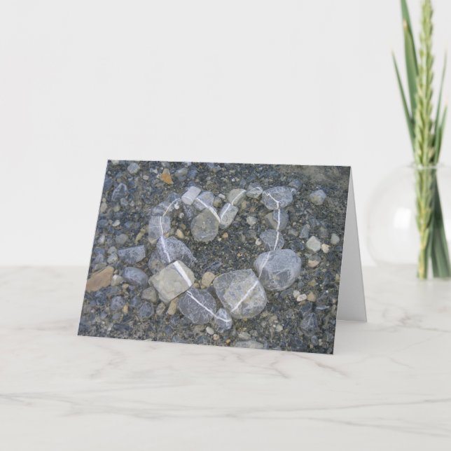 Love is Rock Solid Holiday Card (Front)