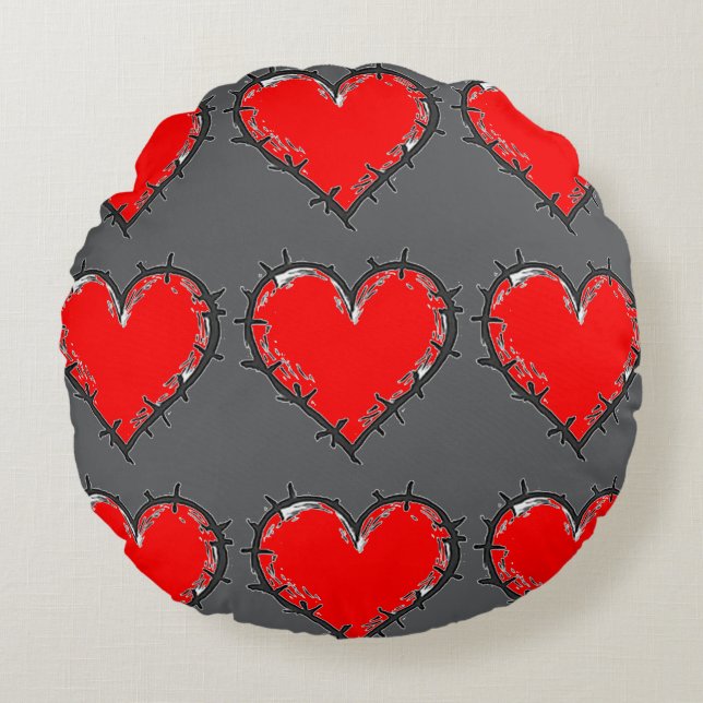 Love is round pillow (Front)