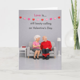Love Is… Still Booty-Calling on Valentine’s Day Holiday Card