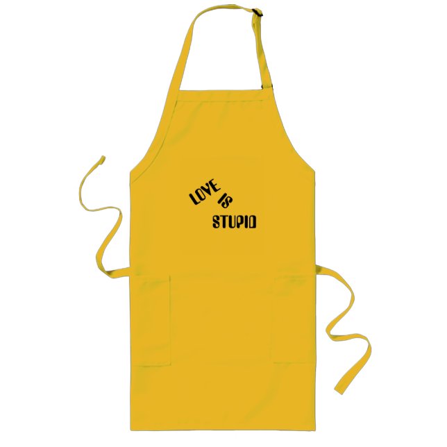 Love is stupid - Apron (Front)