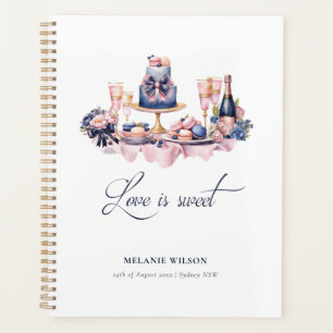 Love is sweet Bridal Shower Personalized Planner