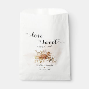Love is Sweet Enjoy a Treat Fall Eucalyptus Shower Favour Bag