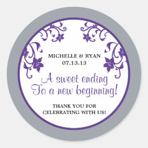 Love is Sweet - Flowers Classic Round Sticker