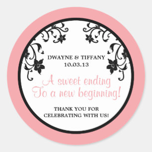 Love is Sweet - Flowers Classic Round Sticker