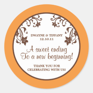 Love is Sweet - Flowers Classic Round Sticker