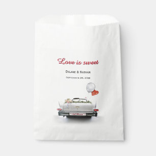 Love is Sweet - Just Married Car Favour Bag