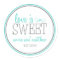 Love Is Sweet Labels (Teal / Grey)