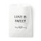 Love Is Sweet Personalized Wedding Favour Bag