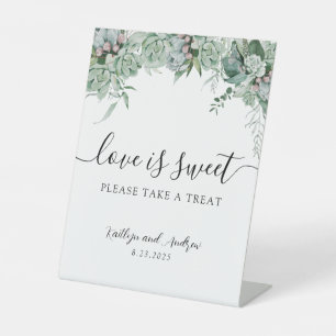 Love is Sweet Please take a Treat Sign