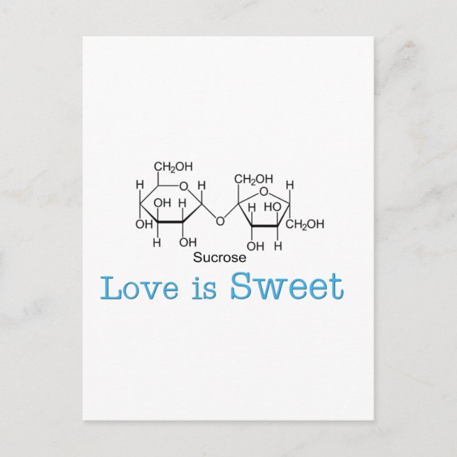 Love is Sweet Postcard (Front)