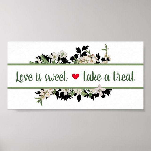 Love is sweet poster (Front)