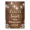 Love is Sweet | Rustic Wood String Lights Lace