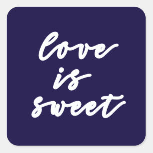 love is sweet sticker
