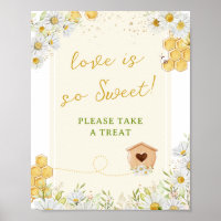 Love is Sweet Take Treat Bumblebee Bridal Shower