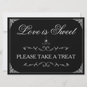 Love is Sweet Treats - Halloween Spider LOVE Sign