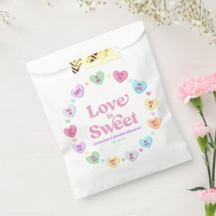 Love Is Sweet Valentine's Day Candy Bridal Shower Favour Bag
