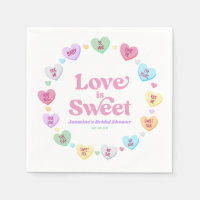 Love Is Sweet Valentine's Day Candy Bridal Shower