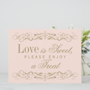 Love is Sweet Vintage Blush Antique Flourish