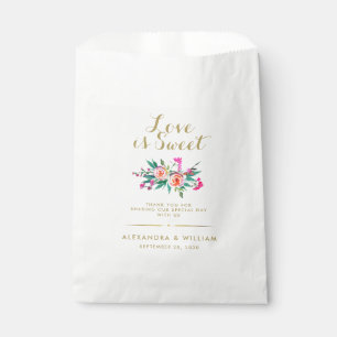 Love is Sweet Wedding Candy Bar Treats Favour Bag