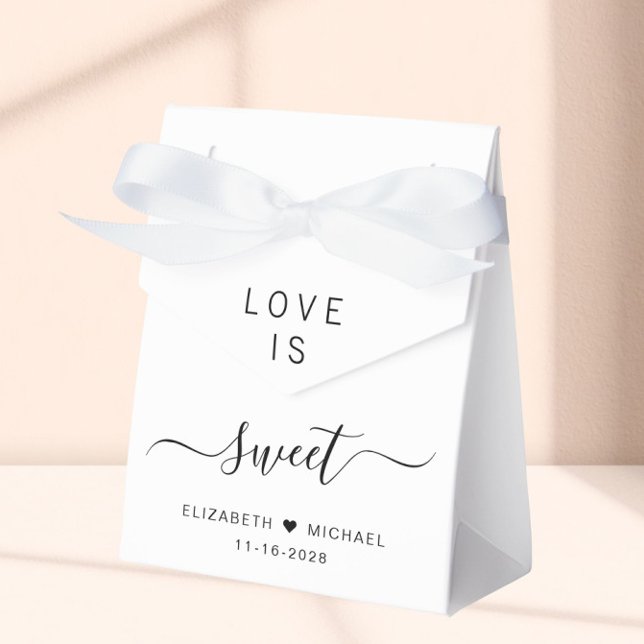 Love Is Sweet Wedding Favor Box (Creator Uploaded)