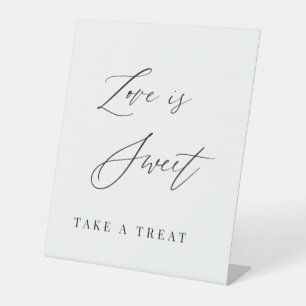 Love Is Sweet Wedding Favour Sign