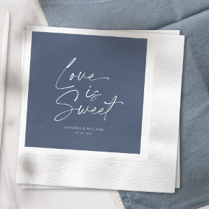 Love is Sweet Wedding Napkin