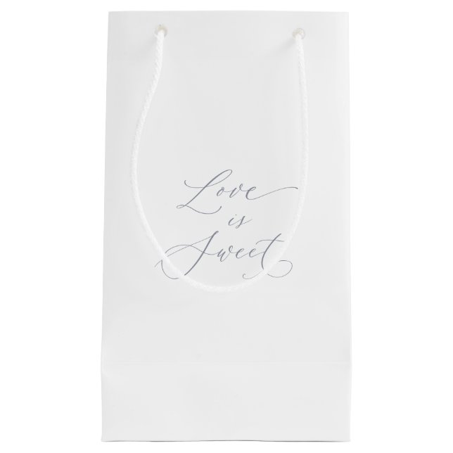 Love Is Sweet Wedding Small Gift Bag (Front)