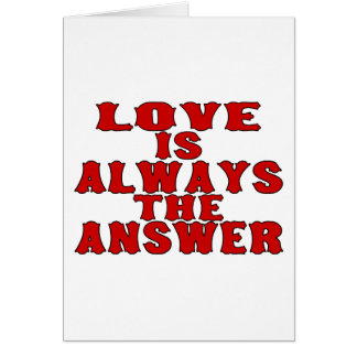 Love Is The Answer