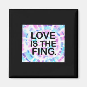 Love Is The Fing. Sticker Magnet