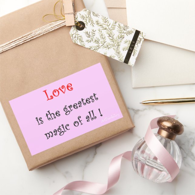 Love is the greatest Magic of all ! Sticker (Gifting)