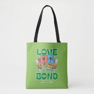 Love Is the Perfect Bond – Colossians 3:14 Tote Bag