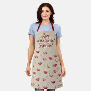 Love is the secret ingredient apron