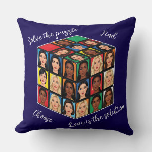 Love is the solution throw pillow