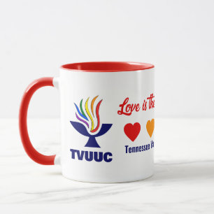 Love is the Spirit - Rainbow Hearts Mug