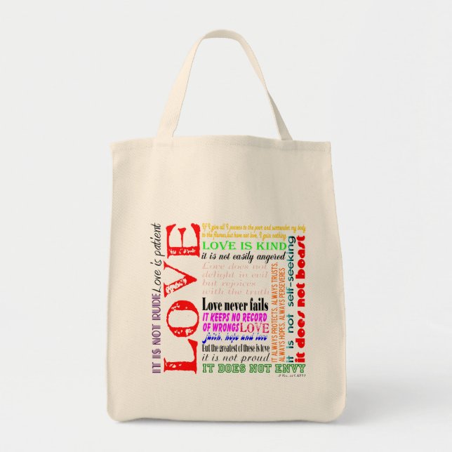 Love is... tote bag (Front)