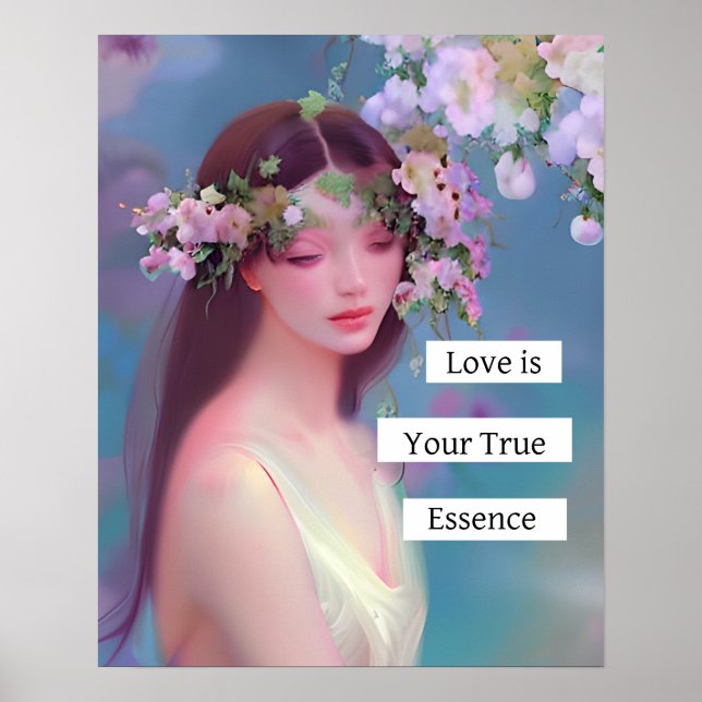 Love is Your True Essence | Fairy Like Angelic  Poster (Front)