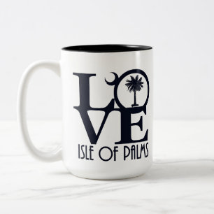 LOVE Isle of Palms 15oz Two-Tone Coffee Mug
