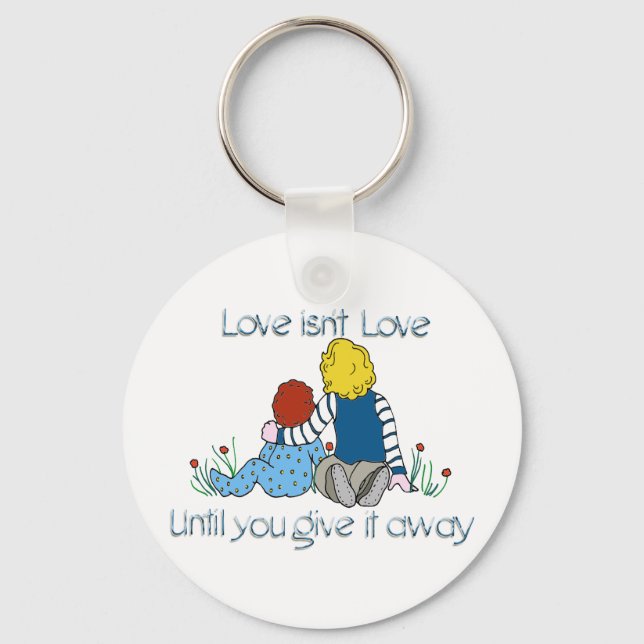 Love isn't Love Keychain (Front)