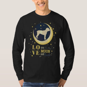 Love Italian Mastiff Cane Corso To The Moon T-Shirt