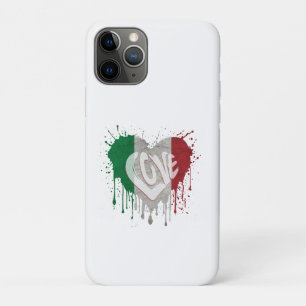 Love Italy Flag iPhone 11 Pro Case