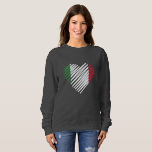 Love Italy Heart Italia Shirt Italian Roots